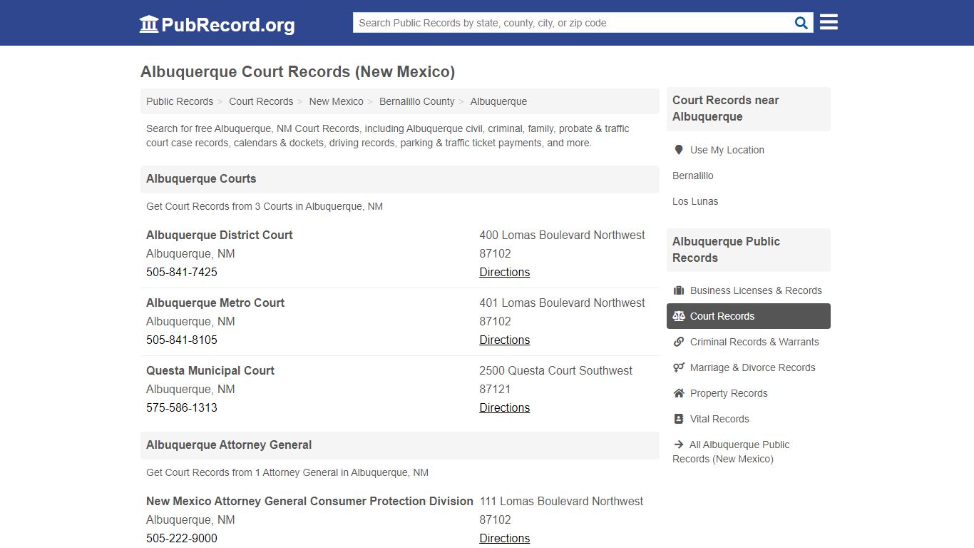 Free Albuquerque Court Records (New Mexico Court Records) - PubRecord.org